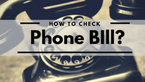 Check NT Home Phone Bill