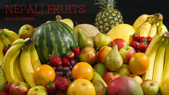 nepali fruits english names