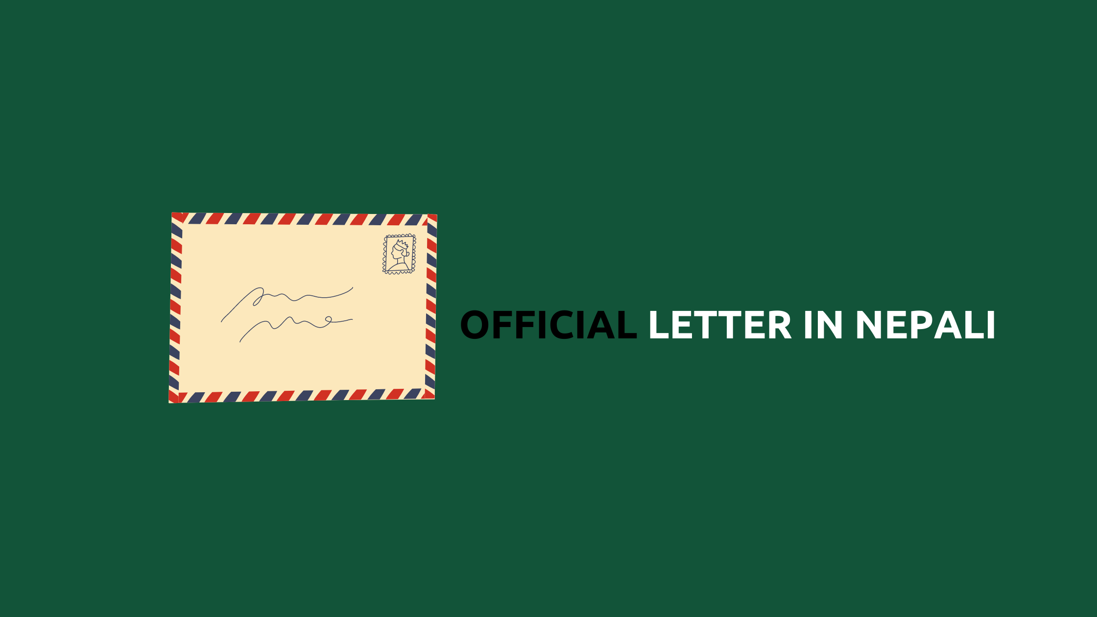 Official Letter Samples in Nepali